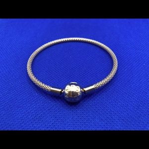 Pandora Rose Gold Mesh Bangle